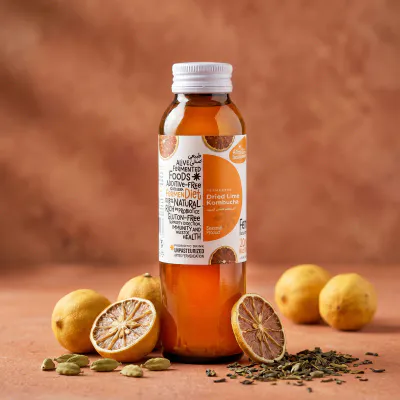 Dried Lime Kombucha